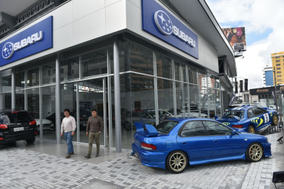 Una de las nuevas concesionarias de Subaru, ubicada en la avenida 6 de diciembre, en el norte de Quito.