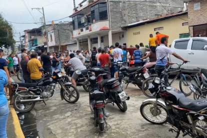 Escena. Los moradores se encontraban consternados por el hecho