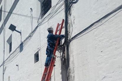 Operativos. Semanalmente se hicieron operativos para el retiro del material en el centro.