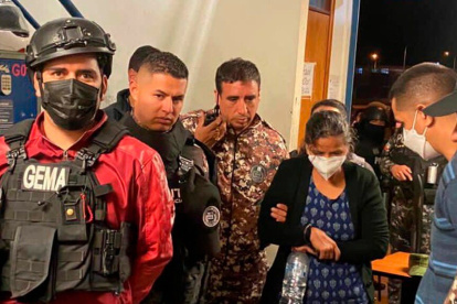 Caso. Leandro Norero cuando fue capturado por las autoridades.