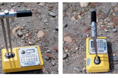 Material. Este es el equipo con radiación que fue hurtado.