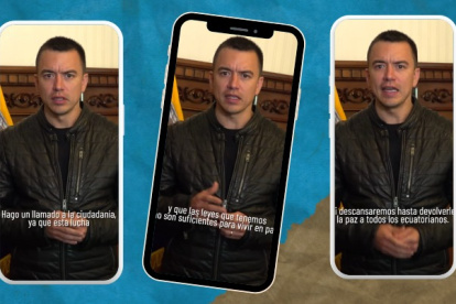 Pantalla. Las redes sociales de la presidencia son el canal de información en tiempo de crisis.