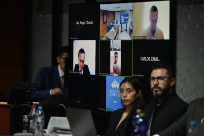 Causa. Daniel Salcedo Bonilla se conectó a la audiencia del caso Metástasis, según Fiscalía, desde Panamá.
