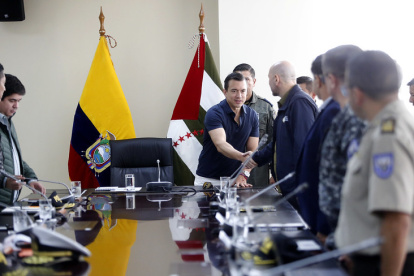 En Manta, el presidente, Daniel Noboa, y otras autoridades encabezaron la Mesa de Seguridad.