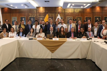 Legisladores reunidos durante este martes 9 de enero de 2024.