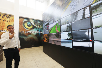 El alcalde de Samborondón atendió a EXPRESO en el control de mando