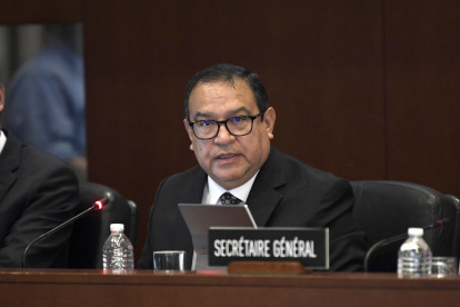 Fotografía de archivo del jefe de gabinete de Perú, Alberto Otárola.