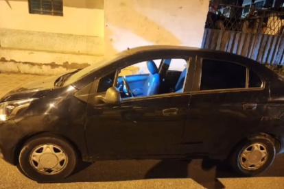 Uno de los vehículos incautados en el operativo.