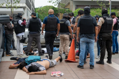 Presuntos involucrados en el secuestro de TC