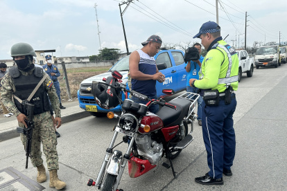Los operativos se realizan en varias arterias de la ciudad