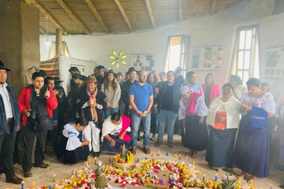 Acto. El proyecto Muyu Wasi acoge semillas ancestrales y nativas con los que exponen cultura e identidad.