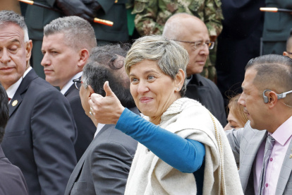 La primera dama de Colombia, Verónica Alcocer, en una de sus recientes apariciones públicas.