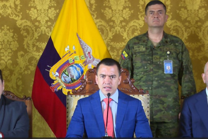 En un audiovisual pregrabado, el presidente justificó que los crímenes y violencia registrados en los últimos días responde a la aplicación del Plan Fénix.