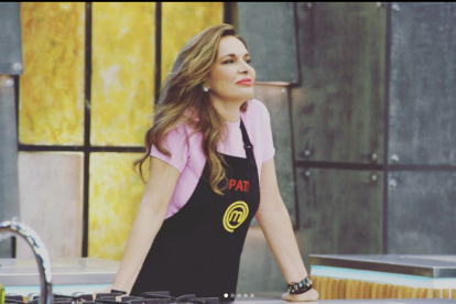 Paty Terán - Imagen en estudio de Masterchef Celebrity Ecuador