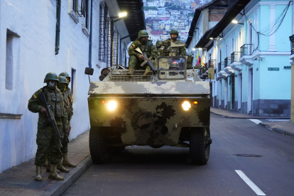Quito se encuentra militarizada.