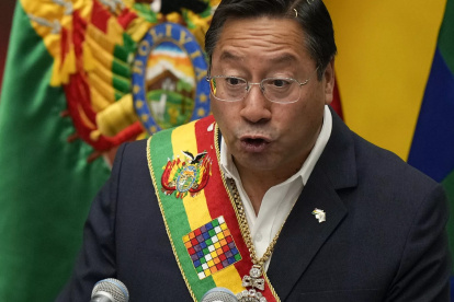 El presidente de Bolivia, Luis Arce.