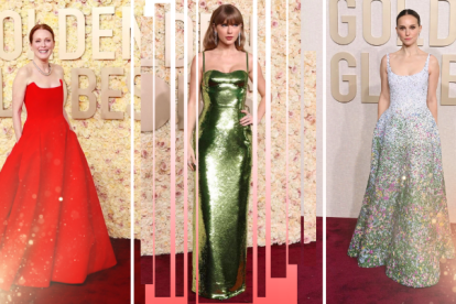 Las famosas lucieron trajes de grandes diseñadores
