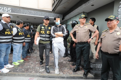 Unas 300 personas fueron detenidas este viernes en Lima en el operativo.