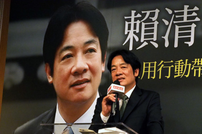 El candidato presidencial de Taiwán, William Lai.