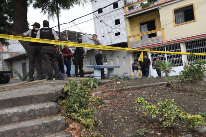 Guayaquil. En un parque fue donde estuvo esperando el sicario a su víctima. La policía investiga el caso.