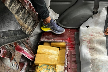 233 bloques de clorhidrato de cocaína fue incautado en Cotopaxi