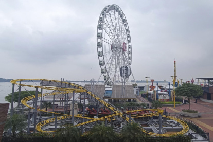Fotografía de la zona turística de el Malecón 2000, el 13 de enero de 2024, en Guayaquil (Ecuador).