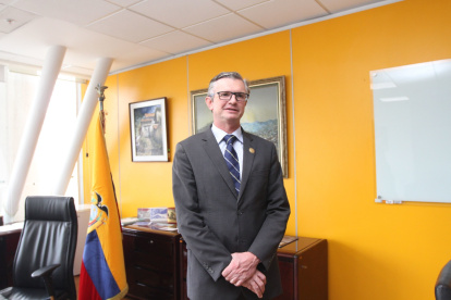 El ministro de Economía y Finanzas, Juan Carlos Vega, en diálogo con EXPRESO.