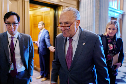 Chuck Schumer, líder de la mayoría demócrata en el Senado.