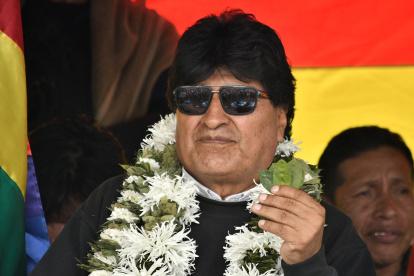 La Paz. El expresidente Evo Morales, en un acto reciente.