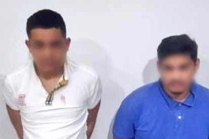Los dos detenidos por el asesinato del fiscal César Suárez.