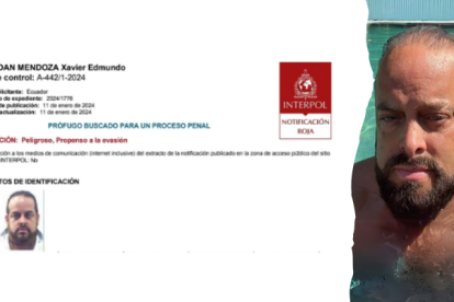 El documento, con fecha de publicación del 11 de enero de 2024, califica a Jordán como "peligroso" y "propenso a la evasión".