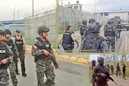 Las Fuerzas Armadas intervienen en el complejo carcelario para mantener el control del penal.