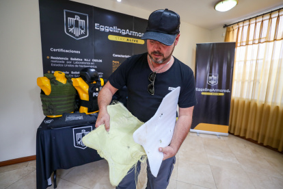 Christopher Eggeling, gerente general de la empresa Globalsegupro, dueña de la marca EggelingArmored