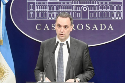 Argentina.- El portavoz presidencial, Manuel Adorni