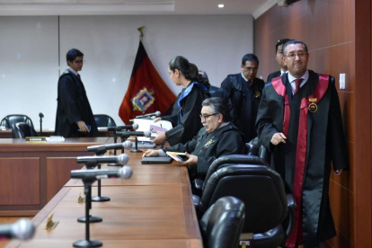 Pleno. Los jueces de la Corte tuvieron este jueves una sesión extraordinaria.