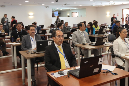 Exámenes. En el Complejo Judicial norte se recibieron las pruebas a los postulantes del concurso que se ha anulado.