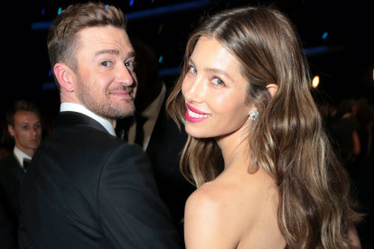 Justin Timberlake y Jessica Alba.