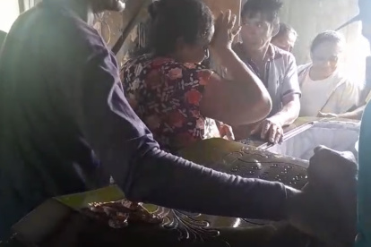 La pena seguía viva durante el velatorio de la víctima en Ventanas