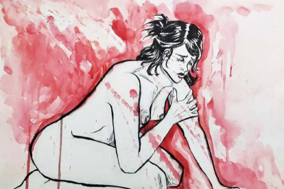 La exposición aborda temas de género y la presión sobre el cuerpo de las mujeres.