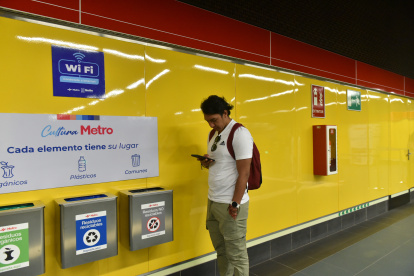 La estación del Metro de Iñaquito cuenta con servicio de wifi como parte del plan piloto.
