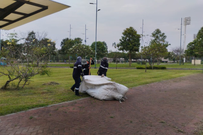 Territorio. Una intervención se dio este sábado 20 de enero.