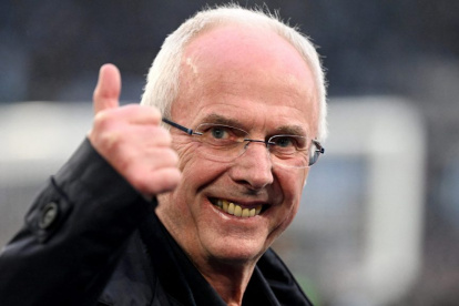 Sven Goran Eriksson estaría en el banquillo en un partido del Liverpool