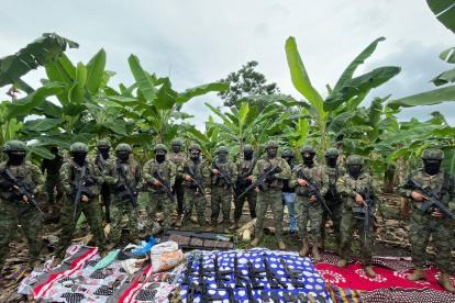 La finca era de producción agrícola y porcina.
