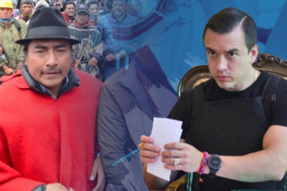 El presidente Daniel Noboa señaló que no eliminará los subsidios y que Leónidas Iza ya no tendrá excusa par a "hacer relajo".