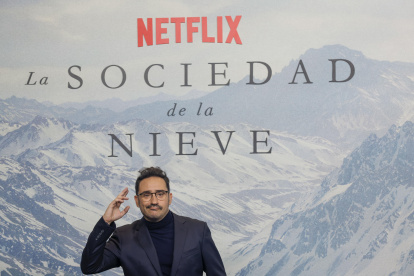 Fotografía de archivo del director J.A. Bayona durante el estreno de su película La sociedad de la nieve.