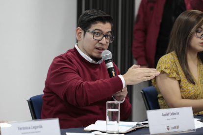 El ministro de Educación, Daniel Calderón.