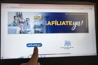 Trámite. La plataforma oficial del IESS tiene un acceso directo llamado ‘Afíliate Ya’, para realizar este proceso.