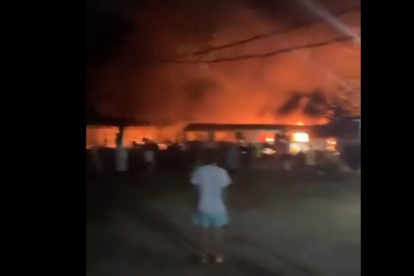 Incendio en el colegio Los Babahoyos