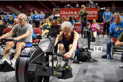 Richard Morgan, remador y cuatro veces campeón mundial de remo bajo techo