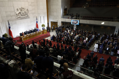 Vista general de la sede del Congreso chileno, en Valparaíso (Chile).